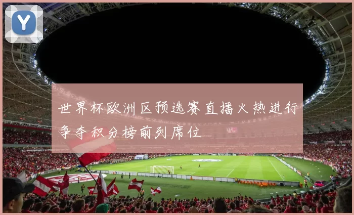 世界杯欧洲区预选赛直播火热进行争夺积分榜前列席位