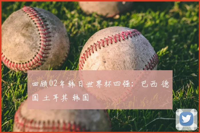 回顾02年韩日世界杯四强:巴西 德国 土耳其 韩国